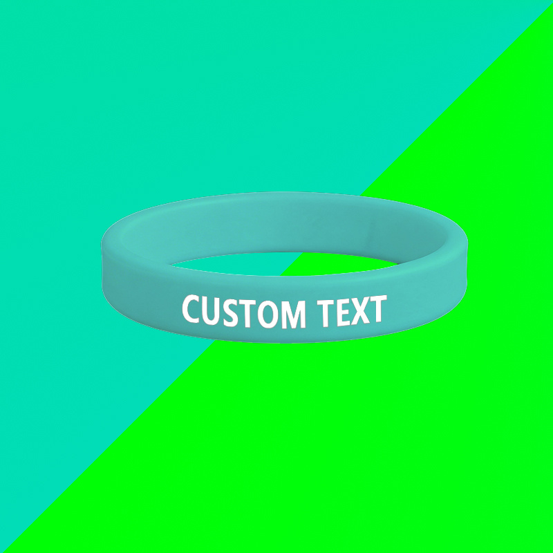 Custom Silicone Wristbands 100pcs Set, Gift for Her/Him